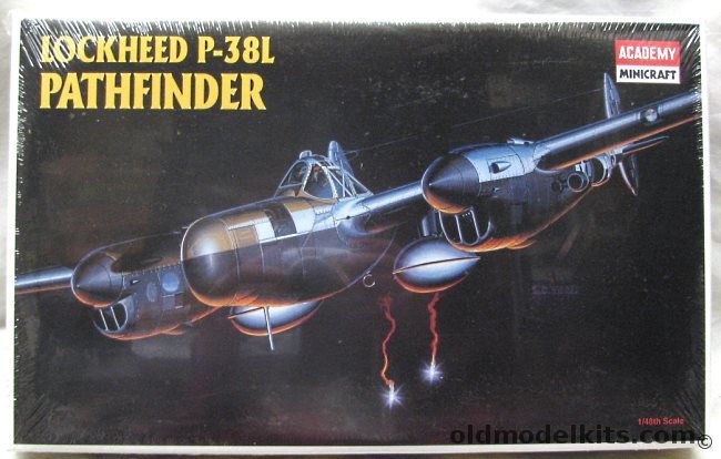 Academy 1/48 Lockheed P-38L Pathfinder Lightning, 2251 plastic model kit